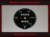 Speedometer Disc for Porsche 911 1964 to 1968 Mph to Kmh