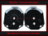 Speedometer Discs for Ford Mustang 2018 160 Mph to 260 Kmh Tachometer from 7500 to 8000 RPM