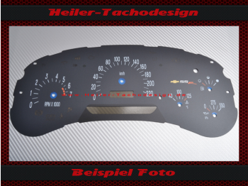 Speedometer Disc for Chevrolet Camaro SSR Model 2004 140 Mph to 240 Kmh