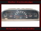 Speedometer dial + sticker for Chevrolet C10 1962 100 Mph to 160 Kmh