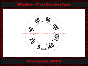Speedometer Sticker for Chevrolet Pickup 3100 Model 1953 90 Mph to 140 Kmh