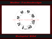 Speedometer Sticker for Chevrolet Pickup 3100 Model 1953...