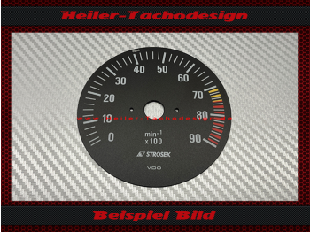 Tachometer dial for Lamborghini Diablo 1990 to 2001 10000 RPM