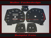 Tachoscheiben für Toyota MR2 180 Kmh Typ SW20