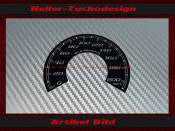 Speedometer Sticker for Harley Davidson Street Glide Special 2019 Ø80 130 Mph to 210 Kmh