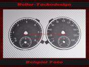 Speedometer Disc for VW Golf 6 2.0 TDI DSG Model 2010 Mph to Kmh - 2