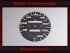 Speedometer Disc for Porsche 968 1989 Scale extended to 320 Kmh