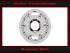 Speedometer Disc for Andreas Veigel Cannstatt AVC for BMW R42 R47 R52 R62 50 Kmh