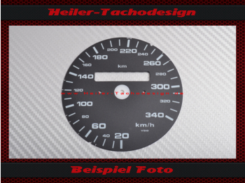 Porsche Tacho Tachoglas Abdeckglas Frontglas 