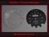 Speedometer Disc for Motoguzzi V7 700 Construction Year 1968 180 Kmh Italienisch