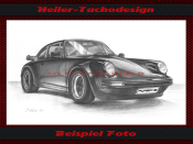 Pencil drawing Porsche 964