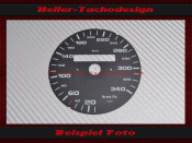 Tachoscheibe für Porsche 911 964 993 Schalter 6 Uhr...