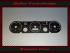 Additional instrument boost pressure indicator turbo oil VW Scirocco / Beetle R-Line degrees Celsius bar