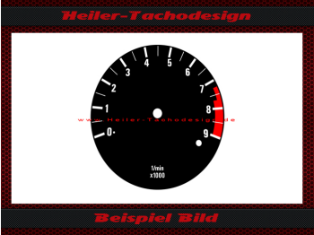 Tachometer Disc for BMW E28 5er E24 6er E23 7er M5 M6 to 9 RPM