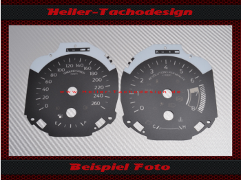 Speedometer Discs for Ford Mustang 2018 Mph to Kmh Tachometer from 7000 to 8000 RPM
