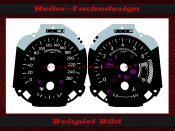 Speedometer Discs for Ford Mustang 2018 Mph to Kmh Tachometer from 7000 to 8000 RPM