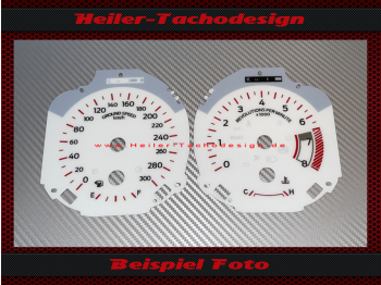 Speedometer Discs for Ford Mustang 2018 300 Kmh Tachometer from 7000 to 8000 RPM