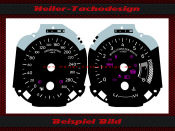 Speedometer Discs for Ford Mustang 2018 300 Kmh Tachometer from 7000 to 8000 RPM