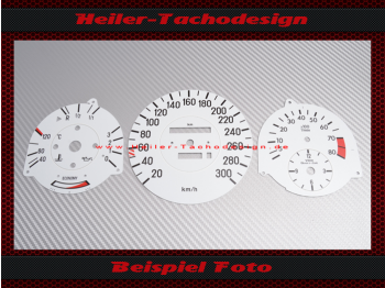 Tachoscheiben für Mercedes W107 R107 SL AMG elektronischer Tacho 300 Kmh