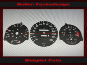 Tachoscheiben für Mercedes W107 R107 SL AMG elektronischer Tacho 300 Kmh