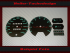 Tachoscheiben für VW Golf 2 GTI 16V Scirocco 2 GTX 16V Jetta 2 1986 von Motometer