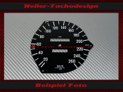 Tachoscheibe für Mercedes W107 R107 450 SL 1979...