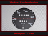 Speedometer Disc for Porsche 911 250 Kmh 6 Cutoute