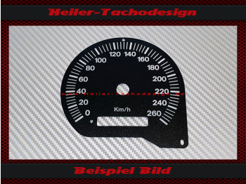 only Speedometer Disc for Jaguar XJS 1991 bis1996 160 Mph to 260 Kmh