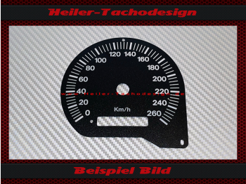 Speedometer Disc for Jaguar XJS 1991 to1996 160 Mph to 260 Kmh