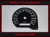 Speedometer Disc for Jaguar XJS 1991 to1996 160 Mph to...