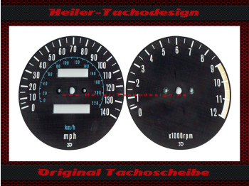 Speedometer Disc for Kawasaki Z1000 1977 140 Mph to 220 Kmh
