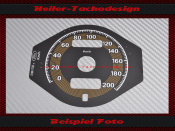 Speedometer Sticker Ford Mercury Couger XR7 1973 120 Mph...