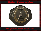 Tacho Aufkleber für Ford Mercury Couger XR7 1973 120 Mph zu 200 Kmh
