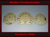 Speedometer Discs for Mercedes W201 190E 260 Kmh 9000 RPM...