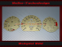 Speedometer Discs for Mercedes W201 190E 260 Kmh 9000 RPM Economy Red area from 7700 RPM