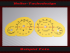 Speedometer Discs for Maserati Grancabrio MC 2015 200 Mph to 320 Kmh