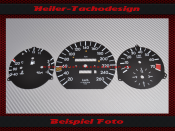 Speedometer Discs for Mercedes W124 AMG E Class 260 Kmh...