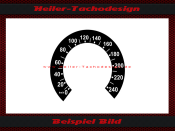 Speedometer Sticker for Triumph Trident T150 1971 150 Mph...