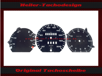 Tachoscheibe für VW T4 mit Uhr