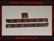 Tachosymbole für Mercedes W124 E Klasse