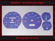 Speedometer Discs for Audi 100 Avant C4 4A5 2.8L V6 Model...