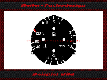 oil Temperature Display with Oil Temp Ladepressure to 1,5 for Mercedes W201 C Class