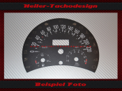 Speedometer Disc for VW Beetle Petrol 140 Mph to 220 Kmh