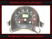 Speedometer dial for VW Beetle 140 Mph to 220 Kmh 5500 UPM
