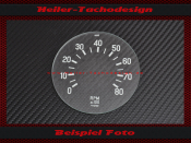 Tachometer Glass Hercules Wankel W 2000 1974 to 1979...