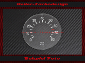 Tachometer Glass Hercules Wankel W 2000 1974 to 1979 with...