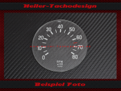 Tachometer Glass Hercules Wankel W 2000 1974 to 1979 with...