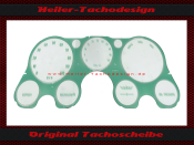 Tachoscheibe Tachoglas + Aufkleber für Chevrolet GMC C10 1967 bis 1972 100 Mph zu 160 Kmh 5000 UPM