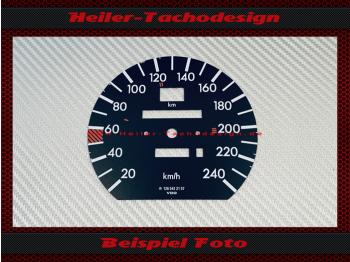 Speedometer Disc for Mercedes W126 S Class 240 Kmh switching pointe - 1