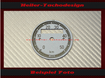 Speedometer Disc for VDO General 0 to 50 Kmh - 2